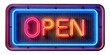 © Papillon - Neon Open Sign