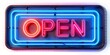 © Papillon - Neon Open Sign