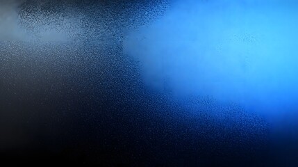 Fototapete - Elegant blue to black gradient with a smooth transition enhanced by delicate grainy noise texture providing a moody and stylish aesthetic ideal for backgrounds branding and visual compositions