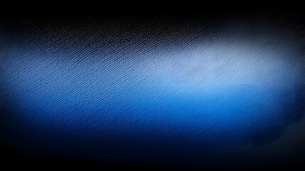 Fototapete - Atmospheric gradient of dark blue merging into black with a fine noise effect creating depth and richness in an abstract and minimalist style  This digital image has a moody dramatic