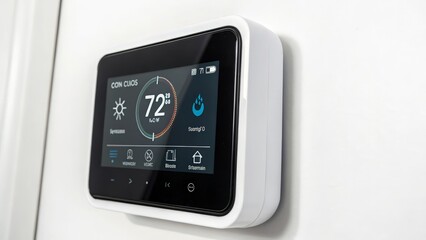Wall Mural - Smart Thermostat on Wall