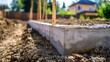© Best - Cement Foundation: A thick, solid cement base used to ensure stability and proper weight distribution for buildings, offering a reliable foundation for any construction project.