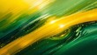 © Brother Stocks - Abstract Swirling Yellow And Green Paint Strokes