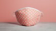 © Generative by J - PM2.5 protect concept. Polka Dot Face Mask with Creative Minimal Design for Fashion and Protection