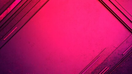 Wall Mural - abstract pink and purple geometric background with diagonal lines and grunge texture