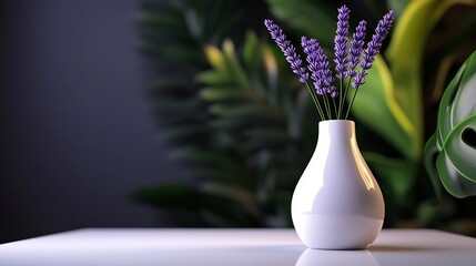 Wall Mural - Lavender Serenity: A Still Life of Tranquility