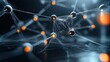© Sarut - Exploring atoms and bonds in a colorful molecular structure