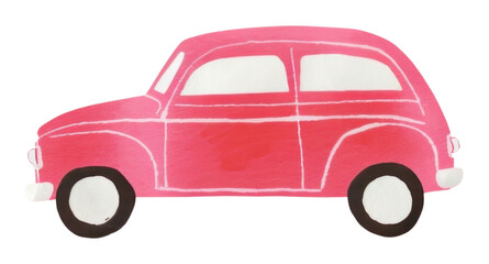 Wall Mural - PNG Cute car vehicle wheel transportation.