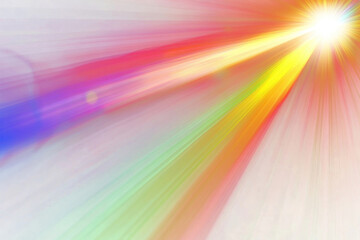 Wall Mural - png white light effect light rainbow effect.