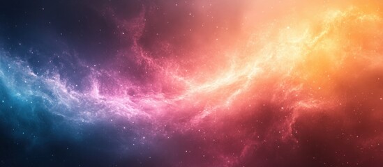 Aufkleber - Pastel Gradient Background Textured Banner Pink Yellow Light Noise Abstract Design