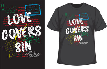 Christian bible verse t shirt design illustration vector