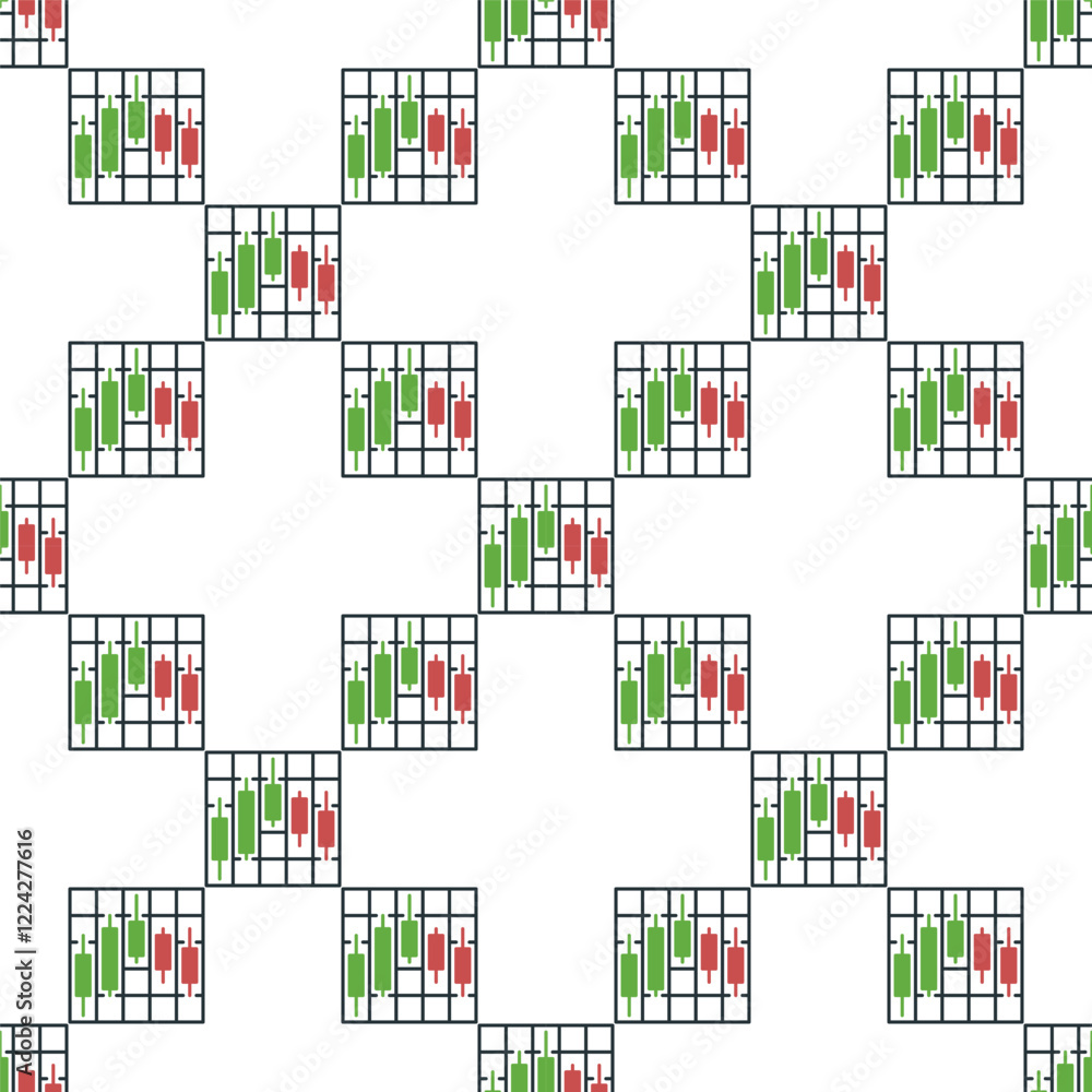 Stock Market Data Visualization vector Cryptocurrency Candlestick Chart ...