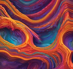 Wall Mural - illustration of abstract technology background.