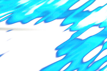 Wall Mural - png blue wave blurred risograph light waves art.