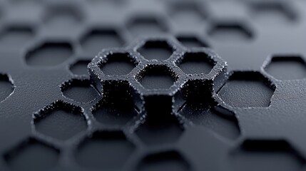 abstract hexagonal pattern background, 3d render, technology concept, website design