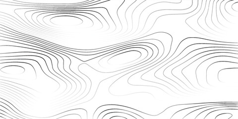 Poster - Topographic map vector background. Topo contour map on white background.
