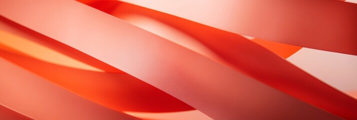 Poster - Contemporary Gradient Aesthetic Dynamic Ribbon Textures in Orange Overlay - Cutting-Edge Visuals for Modern Branding and Digital Marketing Campaigns