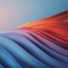 Leinwandbilder - Gradient Illumination Design Abstract Light Patterns on White Canvas - Circadian Lighting Strategy for Wellness Spaces and Modern Office Environments