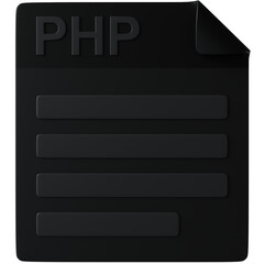 php 3d icon