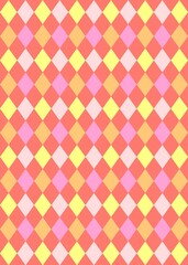 colorful diamond seamless pattern on white background for wallpaper backdrop print