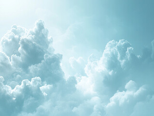 Wall Mural - a serene sky dances with soft pastel clouds