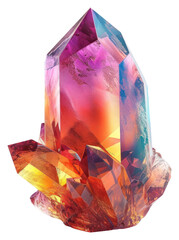 Wall Mural - PNG Fluid gemstone crystal mineral.