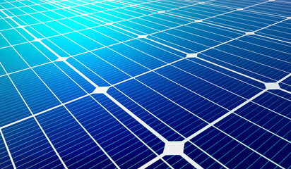 Wall Mural - close-up of solar panels. clean energy, environmentally friendly.