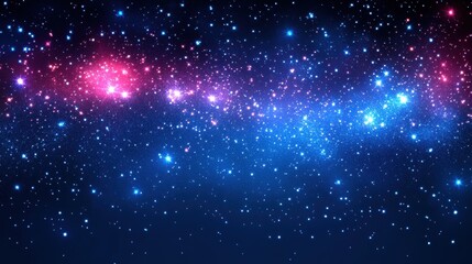Wall Mural - Cosmic Nebula, Stellar Background, Galaxy