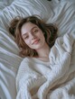 © Goncharenko - Young Woman Laying on Bed