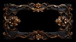 © muji - Ornate Baroque Gold and Black Frame