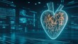 © Big9869 - Digital Heart Circuitry Visualization of Human Organ