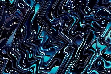 abstract close-up of a glowing blue digital circuit board, showcasing intricate connections and tech