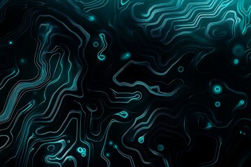 abstract close-up of a glowing blue digital circuit board, showcasing intricate connections and tech