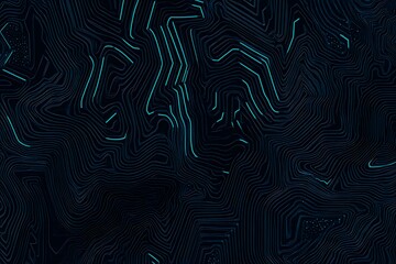 abstract close-up of a glowing blue digital circuit board, showcasing intricate connections and tech
