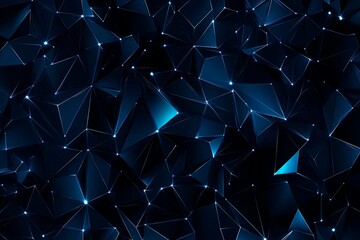 abstract close-up of a glowing blue digital circuit board, showcasing intricate connections and tech