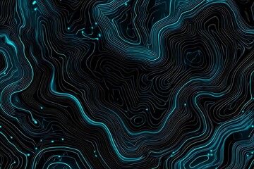 abstract close-up of a glowing blue digital circuit board, showcasing intricate connections and tech