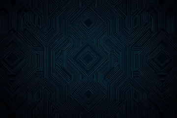 abstract close-up of a glowing blue digital circuit board, showcasing intricate connections and tech