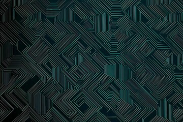 abstract close-up of a glowing blue digital circuit board, showcasing intricate connections and tech