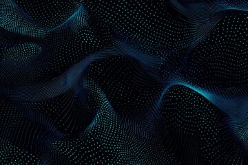 abstract close-up of a glowing blue digital circuit board, showcasing intricate connections and tech