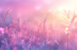 © Maryam - A dreamy, blurred background of tall grass and sky at sunrise, with soft sunlight filtering through the leaves, creating an ethereal atmosphere.