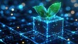 © dhita - Innovative growth in digital cube architecture: blending technology and information, cloud insights with connectivity design, green computing, ethical sustainability