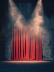 Canvas Print - stage with spotlight