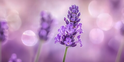 Canvas Print - close up of lavender flowers