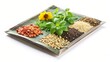 © Ragnar - Assorted Seeds, Herbs, and Soil on Tray