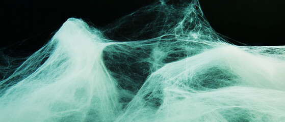 Beautiful spider web texture overlay on a natural background highlighting intricate details