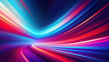 Abstract blurred colorful stripes of light, gradient effect with glowing and motion background graphic resource	
