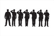 © Bustame41 - Military Veteran Silhouette Vector Collection