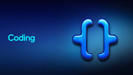 Coding and Programming Concept: Digital Innovation in Software Development,  coding illustration, programming design, web development, artificial intelligence, machine learning.