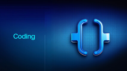 Coding and Programming Concept: Digital Innovation in Software Development,  coding illustration, programming design, web development, artificial intelligence, machine learning.