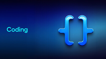 Coding and Programming Concept: Digital Innovation in Software Development,  coding illustration, programming design, web development, artificial intelligence, machine learning.